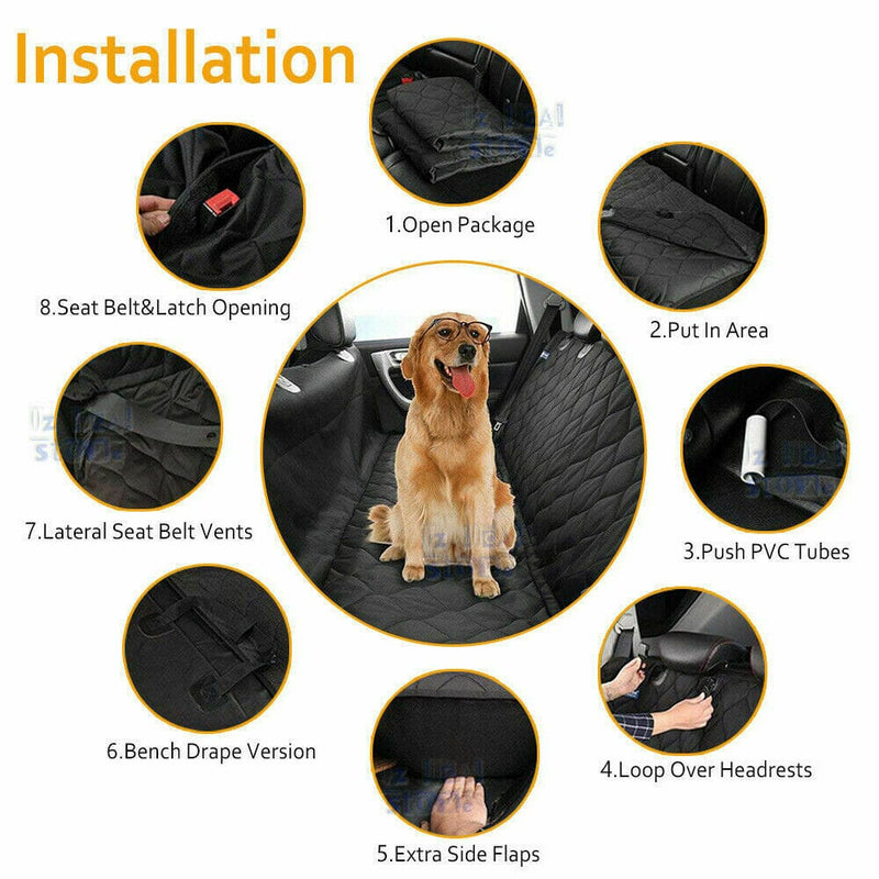 Waterproof Car Seat Cover pets 